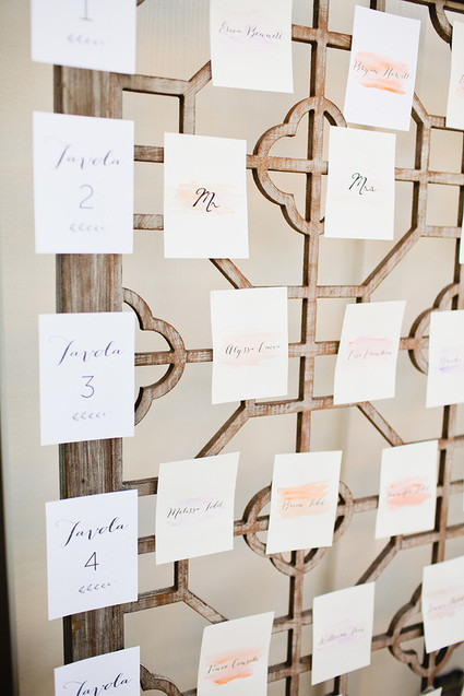 Escort card display