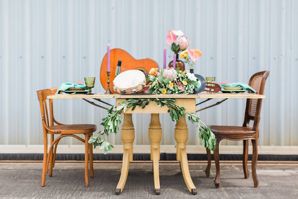 Boho wedding tables cape