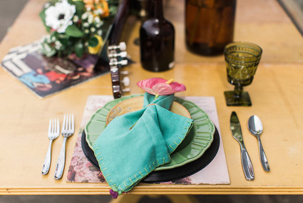 Boho place setting