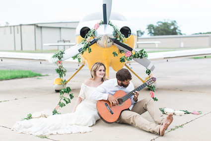 Vintage wedding portrait
