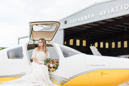 Vintage bridal portrait