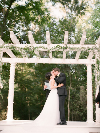 Outdoor wedding ceremony