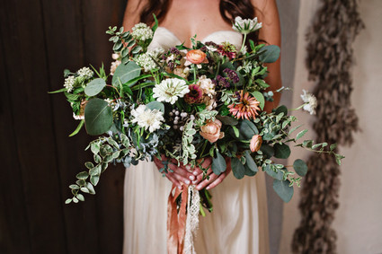 Bohemian bridal bouquet