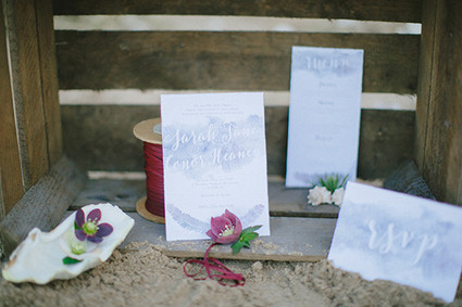 Bohemian beach wedding inspiration