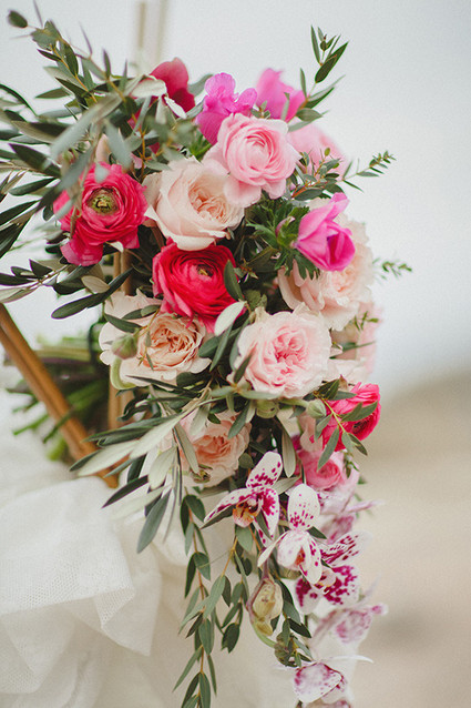 Pink and red florals
