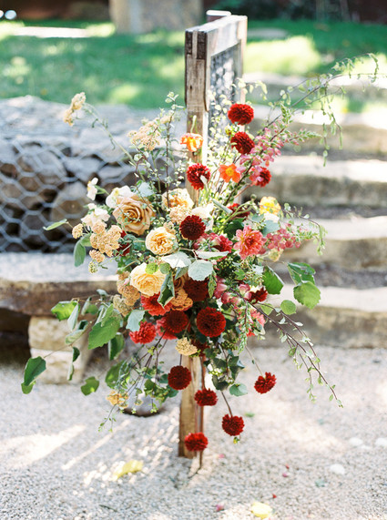 Summer wedding florals