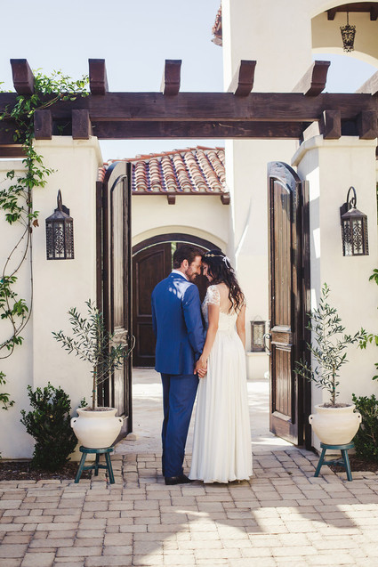 Santorini inspired wedding