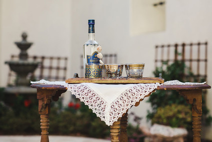 Greek ouzo celebratory drinks