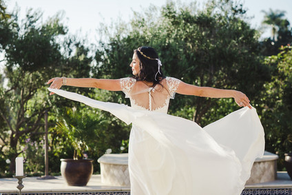 Reem Acra wedding dress