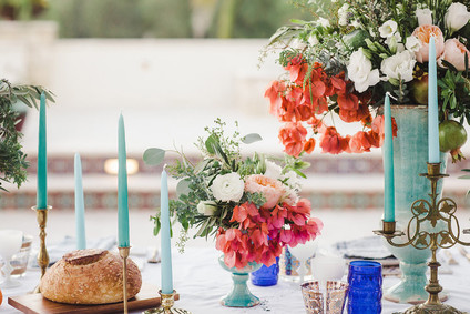 Brass toned candlesticks