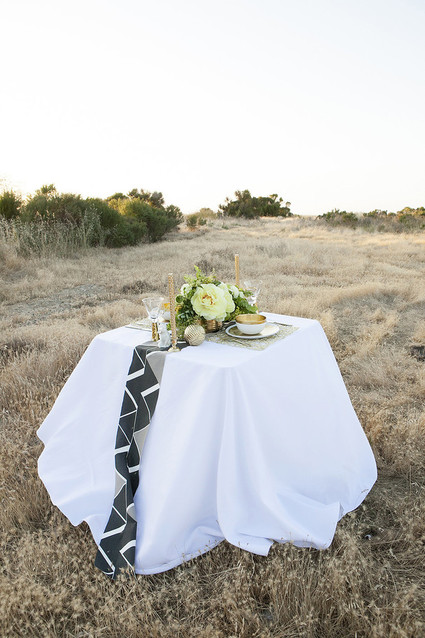 Modern tablescape