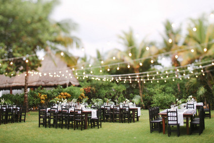 Destination wedding reception