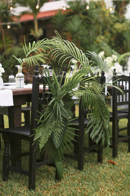 Palm fronds decor