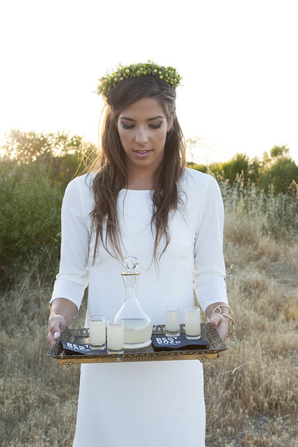 Modern retro wedding inspiration Inspiration