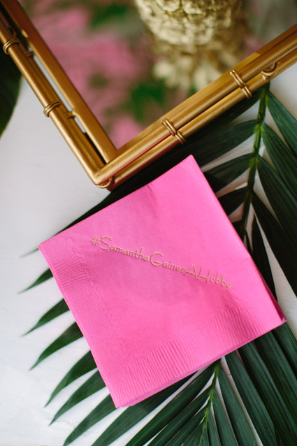 Aloha themed bridal shower