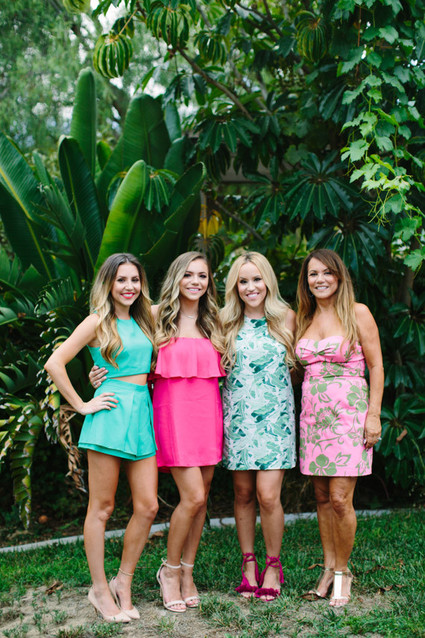 Aloha themed bridal shower
