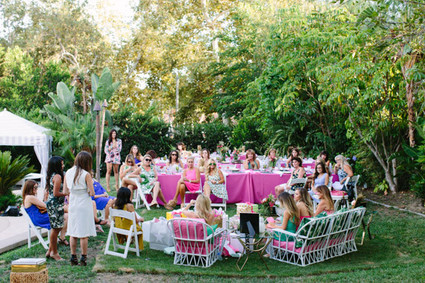 Aloha themed bridal shower