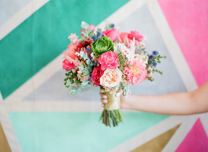 Summer bridal bouquet