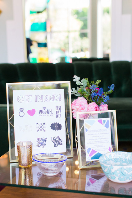 Wedding signage