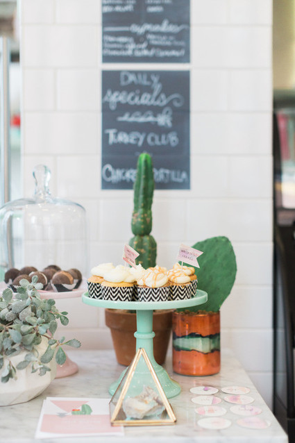 geometric baby shower