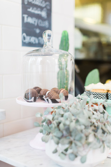mint baby shower Inspiration