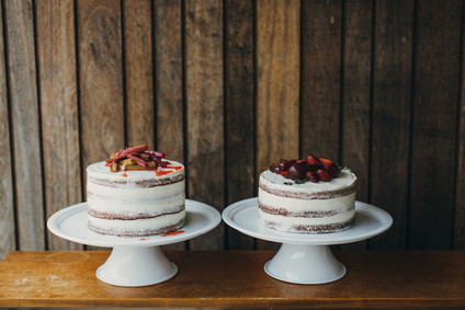 Naked wedding cakes Inspiration