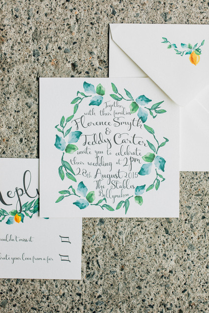 Wedding invitation suite