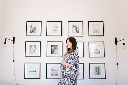 glamorous maternity photos of Catherine