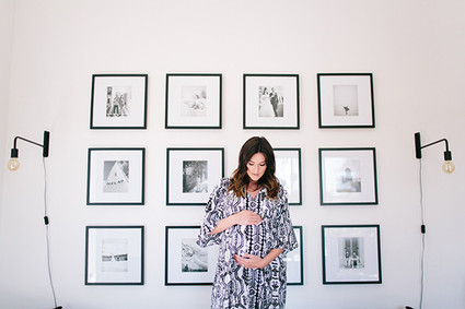 glamorous maternity photos of Catherine