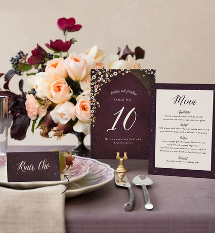 Minted wedding suite