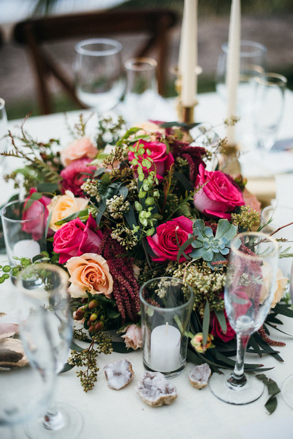 Romantic seaside wedding