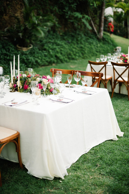 Romantic seaside wedding