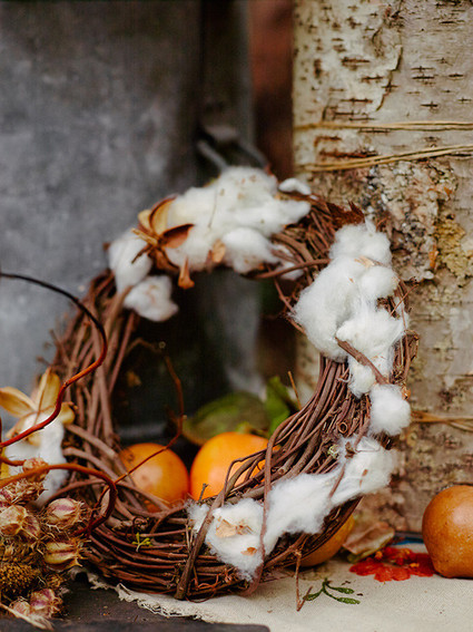 Rustic fall party in the redwoods