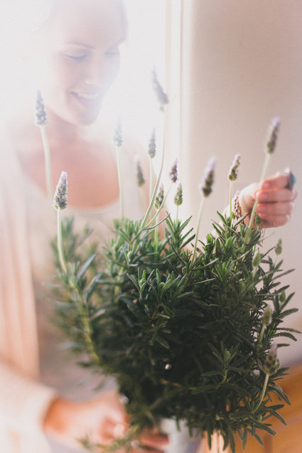 At home fall engagement session