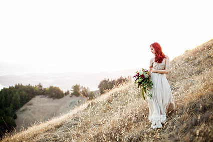 Outdoor bridal portrait
