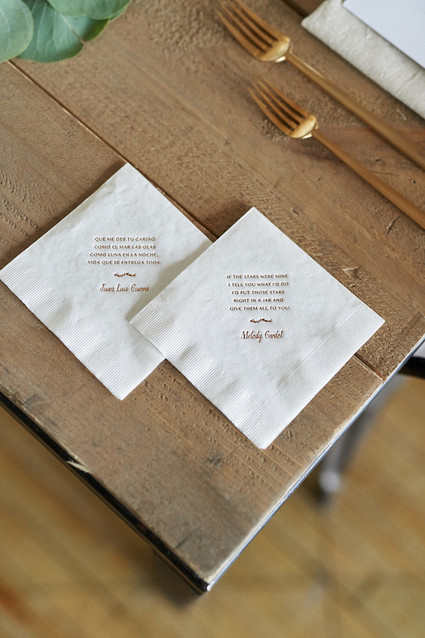 Personalized napkins