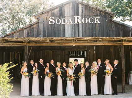 Wedding party portrait