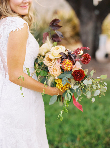Fall bridal bouquet