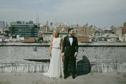 New York City wedding portrait