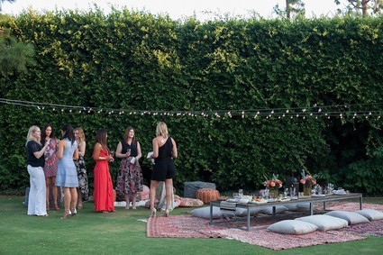 Eclectic outdoor dinner party