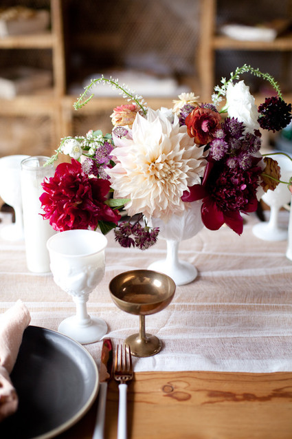 dahlia arrangement