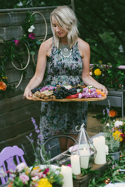 Bohemian summer dinner party
