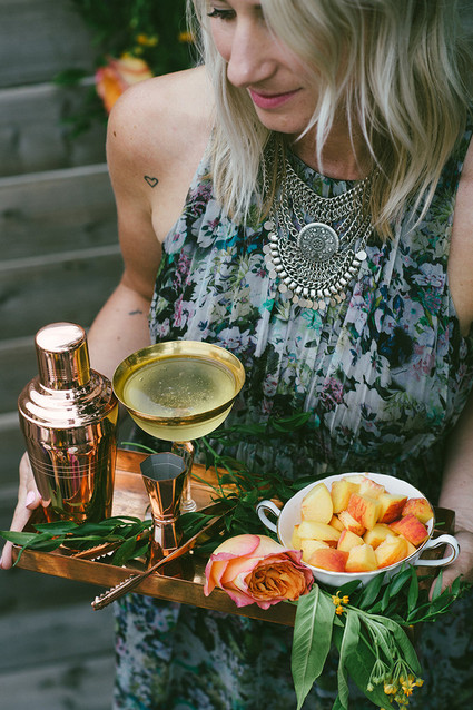 Bohemian summer dinner party