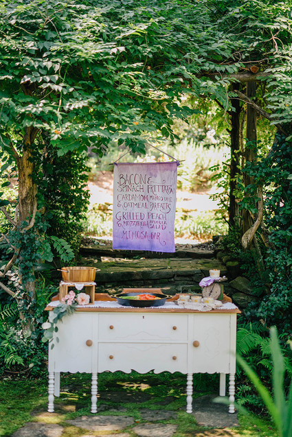 Brunch dessert bar