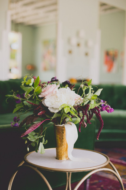 Colorful Fig House LA wedding