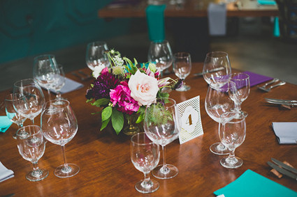 Colorful Fig House LA wedding