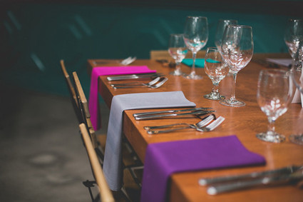 Colorful Fig House LA wedding