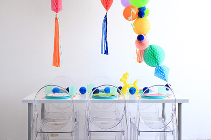 bright modern birthday ideas