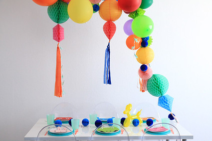 bright modern birthday ideas