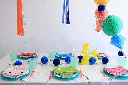 bright modern birthday ideas